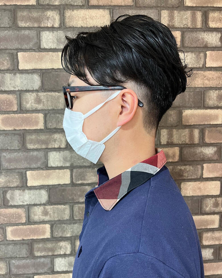 メンズショート 丸顔 30代 ショートヘア Terrace Luxbe 奥野 和広 Hair メンズショート 丸顔 30代 ショートヘア Terrace Luxbe 奥野 和広 Hair