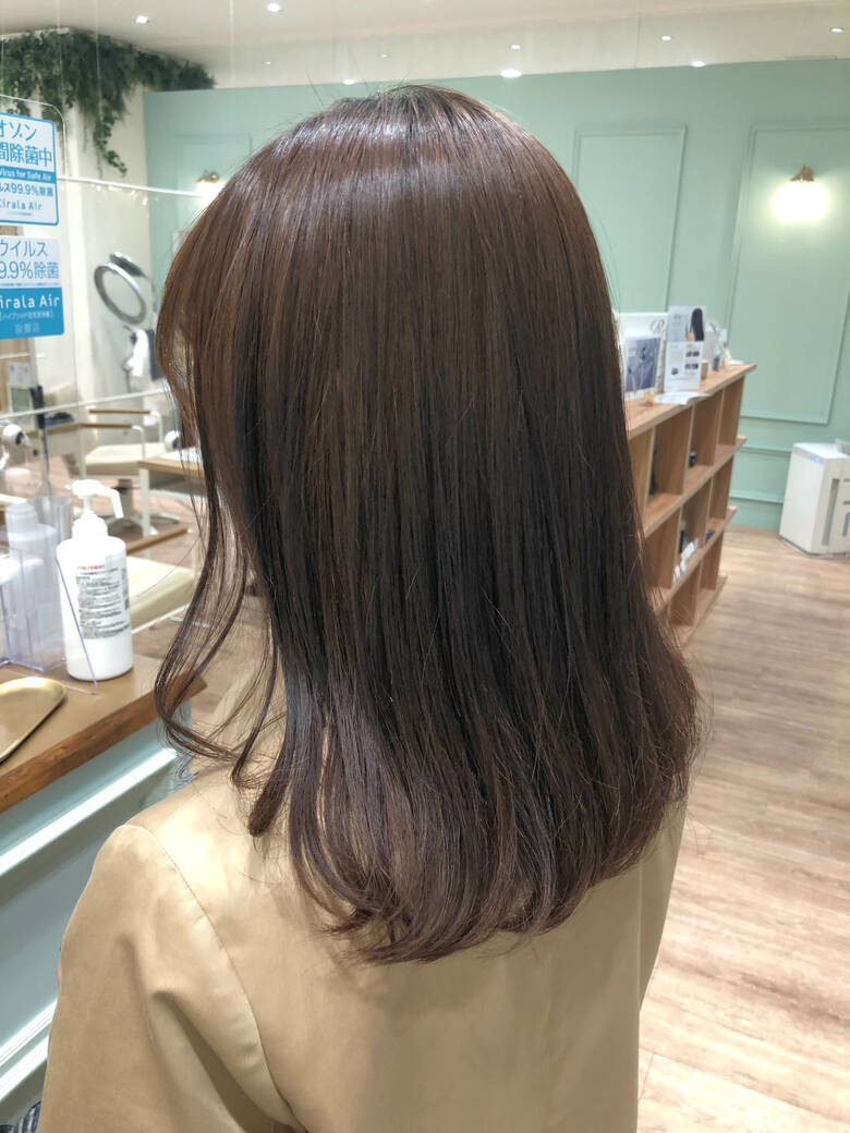 ナチュラル ストレート ロング コスメ モリオフロムロンドン大宮店 野口美帆 Hair