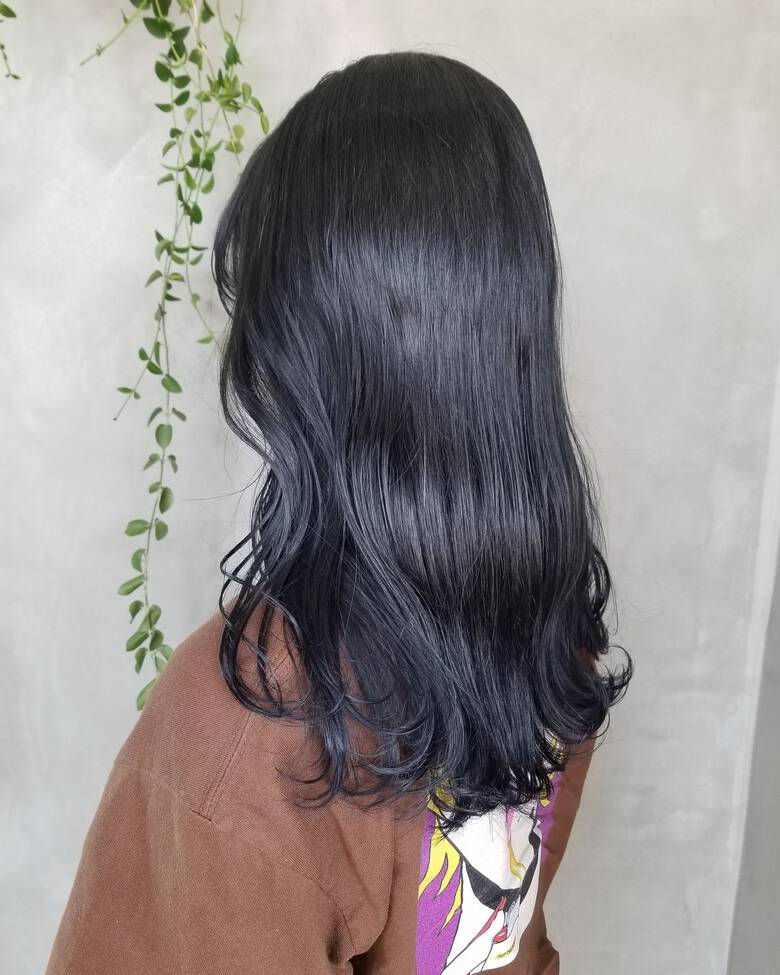 ネイビーカラー ナチュラル 韓国 オシャレ Teto Hair Kana Tetohair Hair ネイビーカラー ナチュラル 韓国 オシャレ Teto Hair Kana Tetohair Hair
