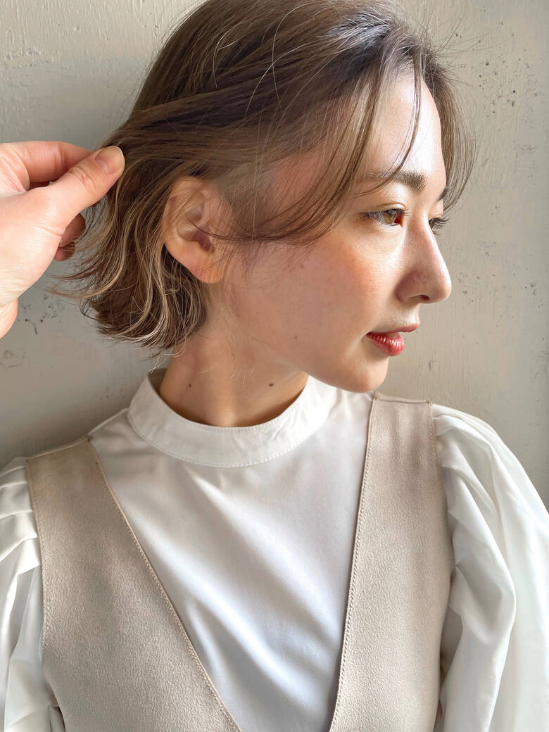 ミニボブ 切りっぱなしボブ ボブ ストリート Kyli 塚本 夏帆 Hair