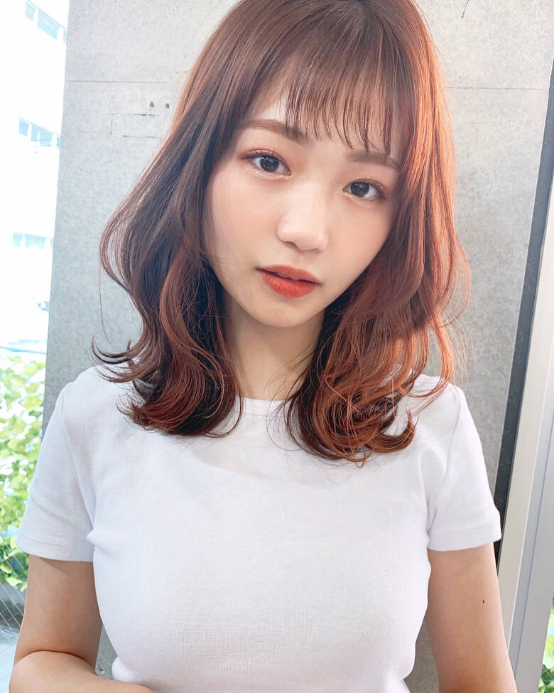 レイヤーカット インナーカラー イヤリングカラー 韓国風ヘアー Riko 立野克弥 Hair