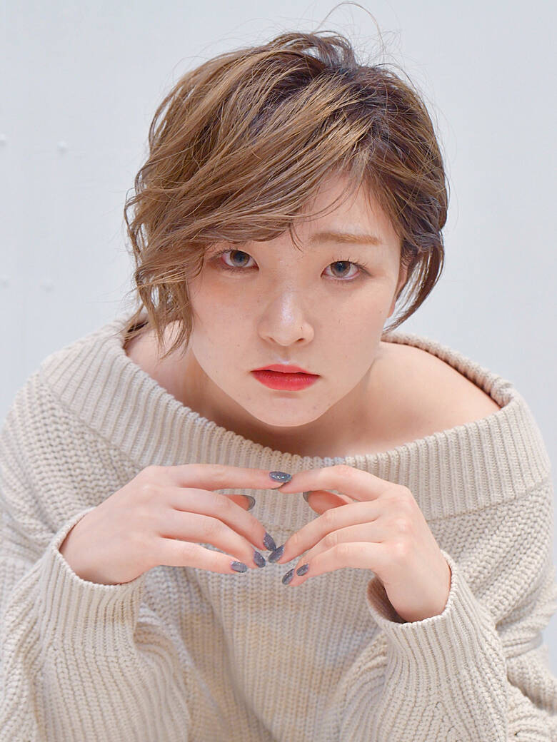 大人可愛い 名古屋市 ミルクティカラー ジェンダーレス Obtenir 鈴木 あつし Hair