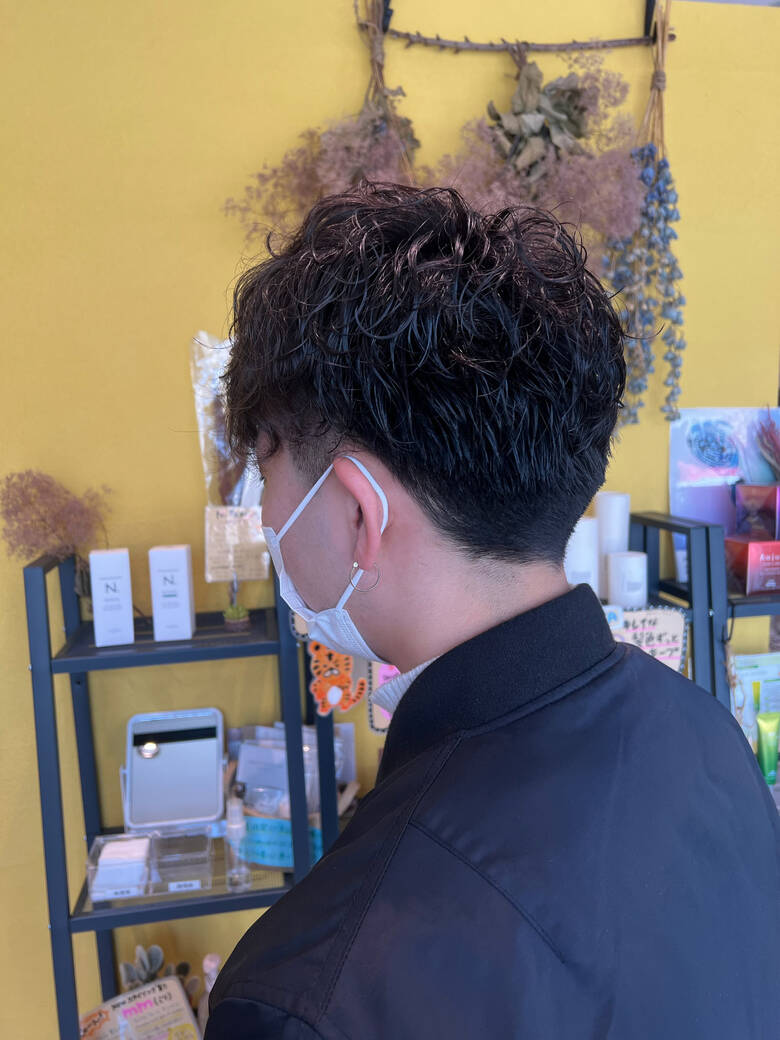 丸顔 ナチュラル 代 メンズ Bassa江古田店 えもり おうか 6147 Hair