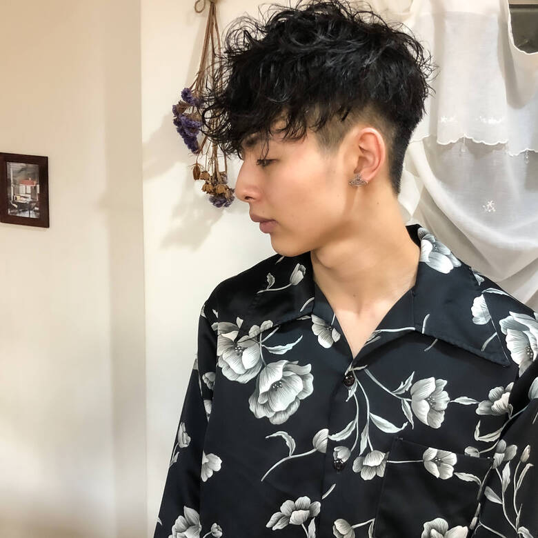 ショート ツーブロック メンズカット ショートマッシュ Ichi From Plus Un 佐藤 翔一 5122 Hair