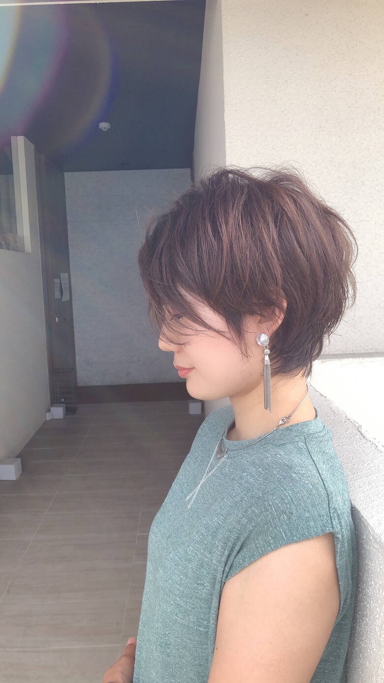 ショートヘア ショートボブ ベリーショート フェミニン Heads 2nd 川瀬悠 Hair