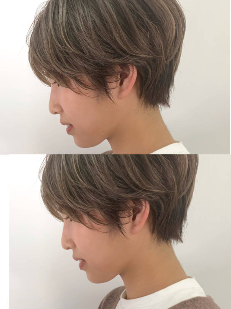 前下がりショート ベリーショート インナーカラー ショート The Ect ショート職人 知花翔 Hair