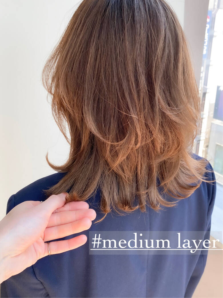 大人ミディアム ミディアム レイヤーカット レイヤースタイル Drive For Garden 中川 崇広 Hair