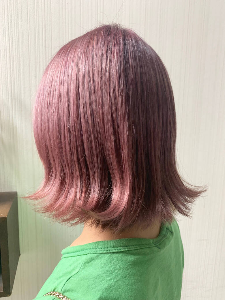 ショートボブ ラベンダーピンク アンニュイほつれヘア ナチュラル Tomcat 土屋一貴 Hair ショートボブ ラベンダーピンク アンニュイほつれヘア ナチュラル Tomcat 土屋一貴 Hair