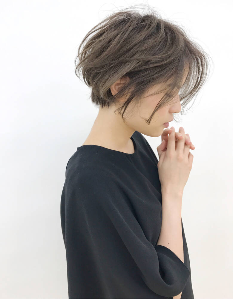 ショート パーマ ナチュラル ハイライト Send By Hair ショートヘア美容師 ナカイヒロキ Hair