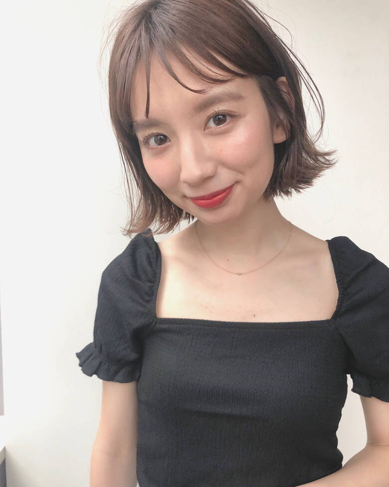 ショートボブ ベージュ ボブ フェミニン Drive For Garden 国武さゆり ショート ボブ 4763 Hair