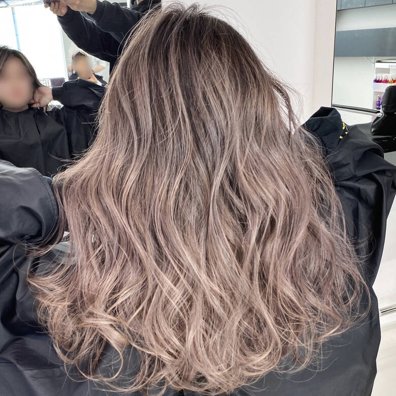 ラベンダーグレージュ エアータッチ エレガント グラデーションカラー Alive Kichijoji 松永 優哉 Alive Kichijoji Hair