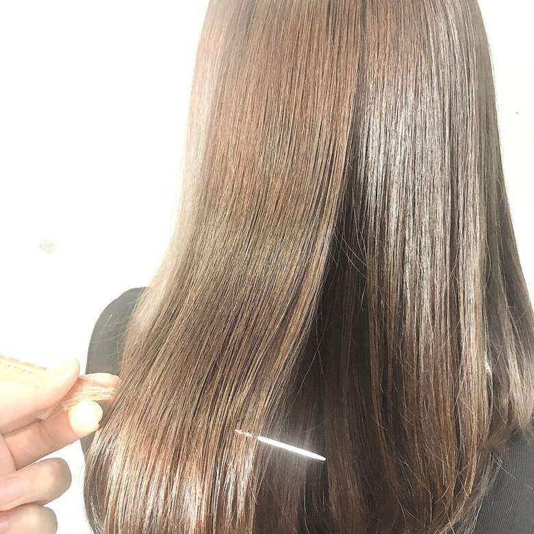 ナチュラル セミロング 縮毛矯正 髪質改善トリートメント Grandage 北千住 髪質改善 Hair Grandage 北千住 5699 Hair