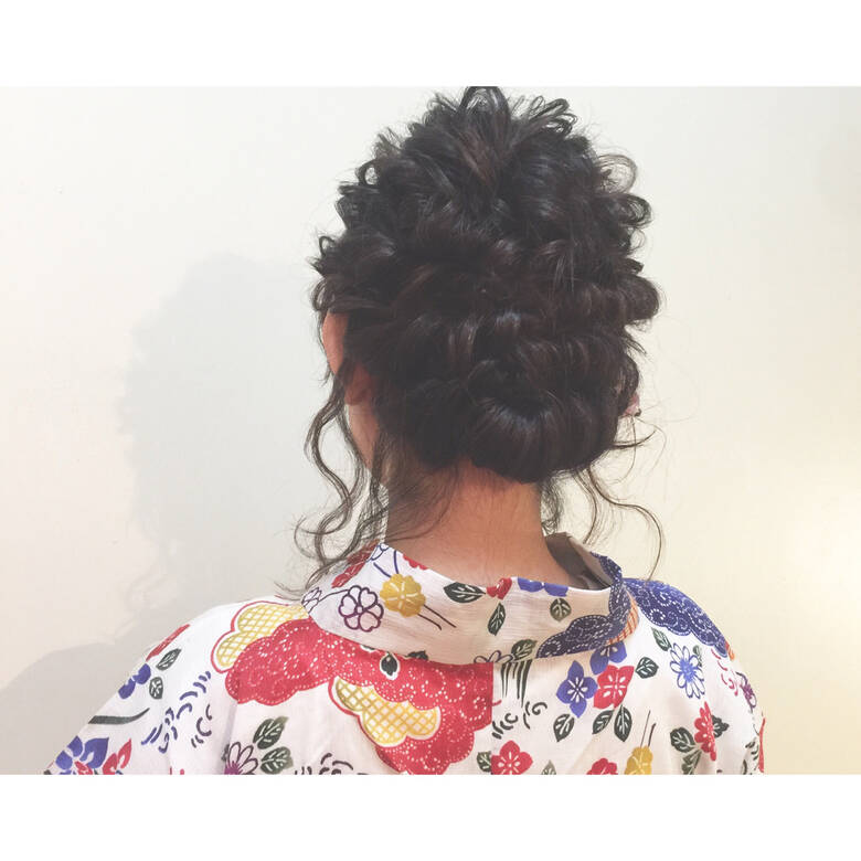 まとめ髪 編み込み 花火大会 セミロング Neolive Cirol ヤマキタ トシキ Neolive Hair