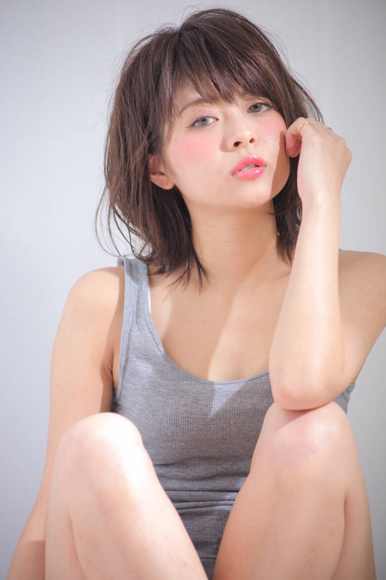 アッシュ ボブ 大人かわいい 外国人風 田上 莉沙 Hair