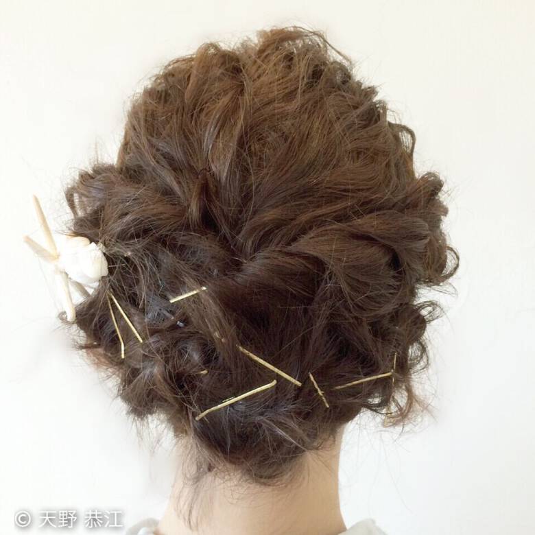 ショート ヘアアレンジ ボブ ヘアピン ルプラボウ Trico店 天野 恭江 Hair ショート ヘアアレンジ ボブ ヘアピン ルプラボウ Trico店 天野 恭江 Hair