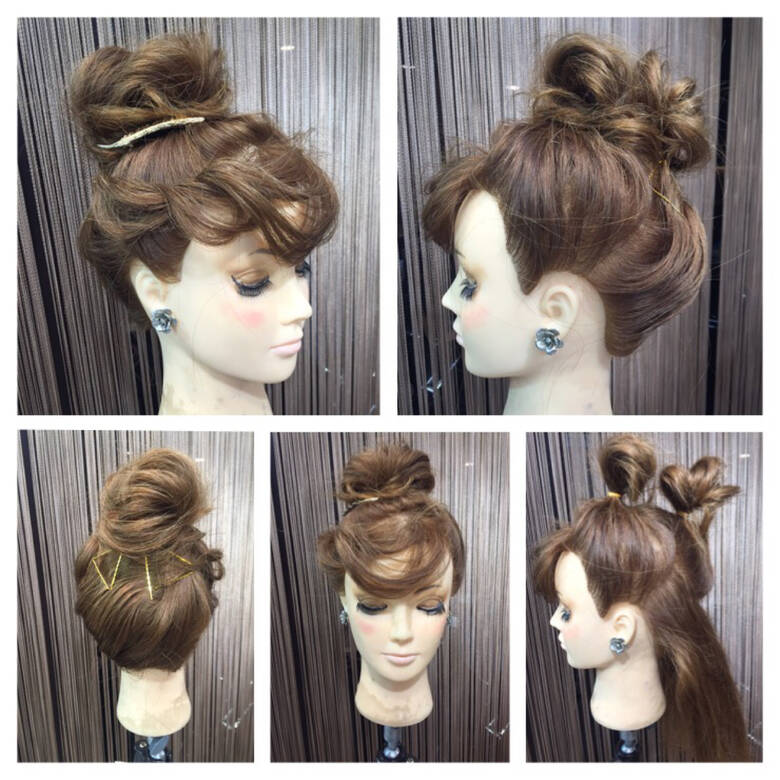 簡単ヘアアレンジ ヘアアレンジ ヘアピン セミロング Shukrun 鈴木 健太郎 Hair