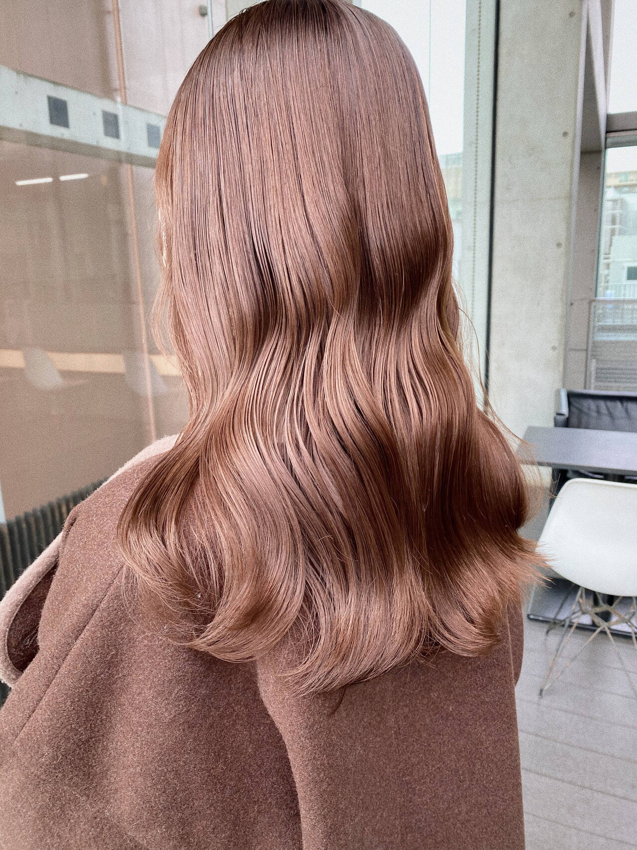 ミルクティーベージュ ミルクティー ナチュラル 艶髪 Living 稜 吉元 Hair