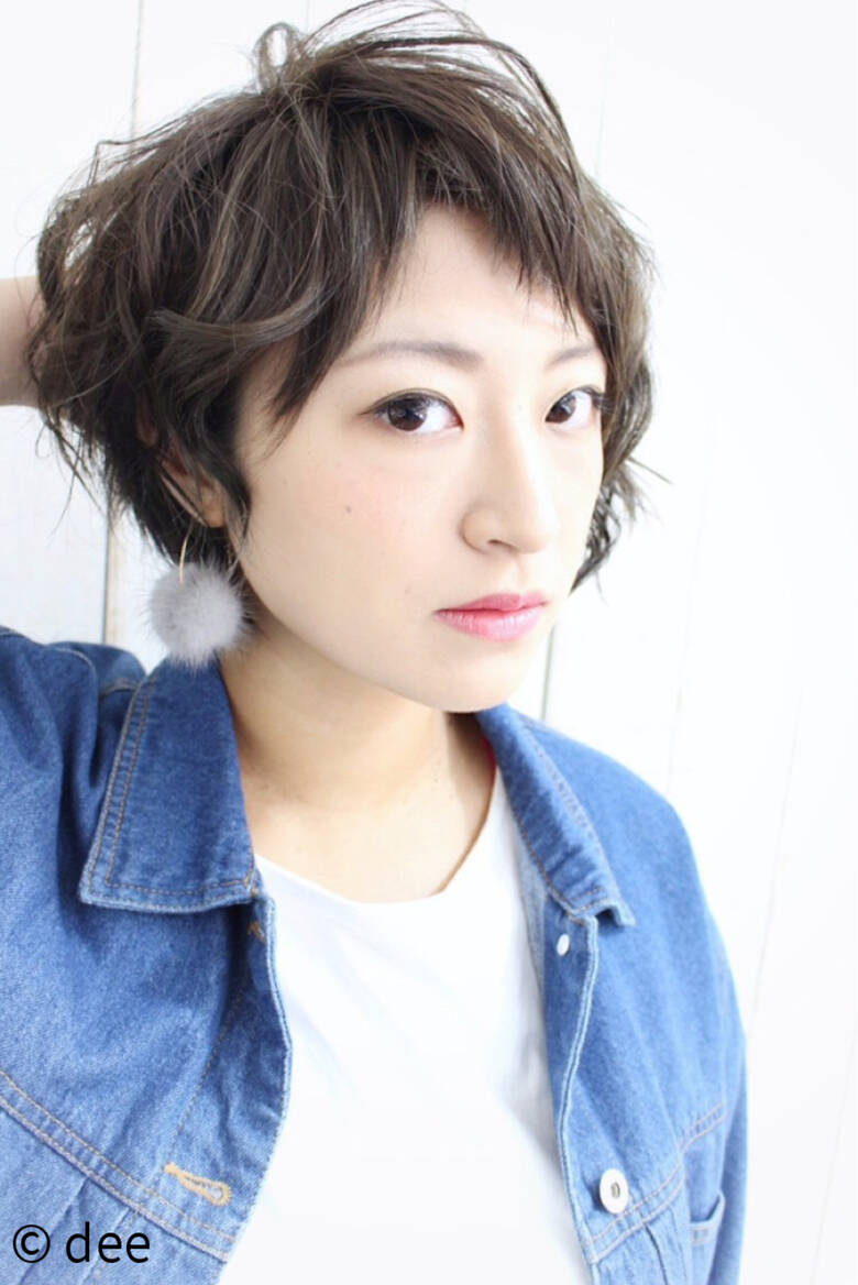 ベビーバング グレージュ ベリーショート ショート Dee Dee Hair