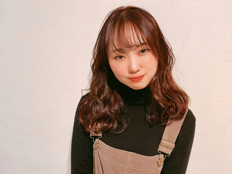 ナチュラル 大人かわいい セミロング ピンクカラー The Book Hand Salon 伊藤沙弥香 Hair