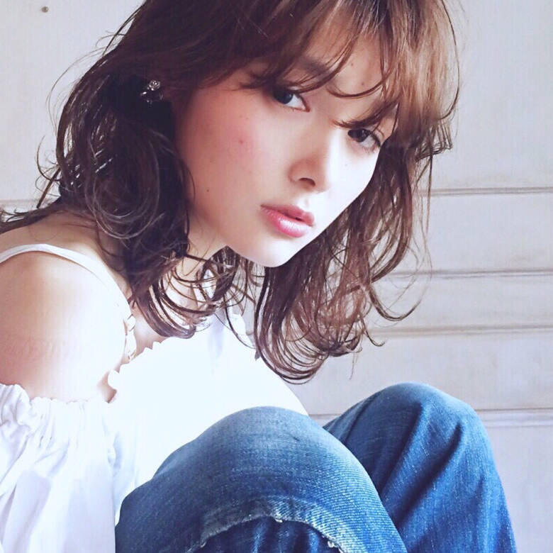 ナチュラル 外国人風 前髪あり フェミニン 石川 琴允 1607 Hair