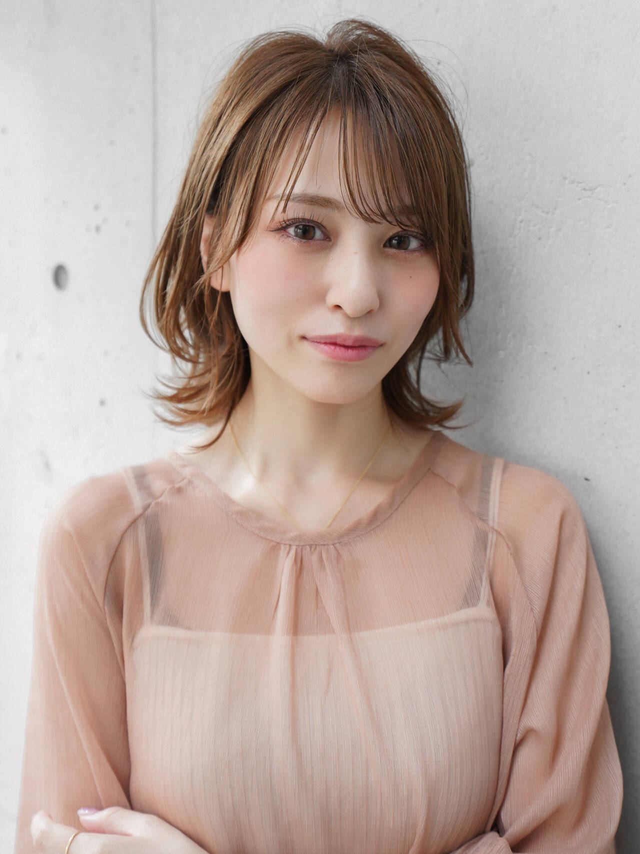 レイヤーカット デジタルパーマ ウルフカット ひし形シルエット Agnos青山 田中 誠二 Agnos青山 Hair