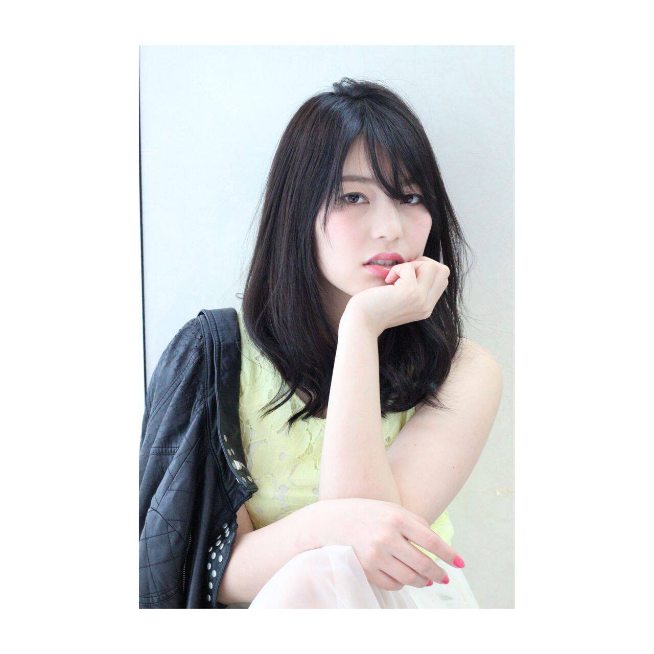 ストリート ヘアアレンジ 暗髪 セミロング 田川 真衣 Hair
