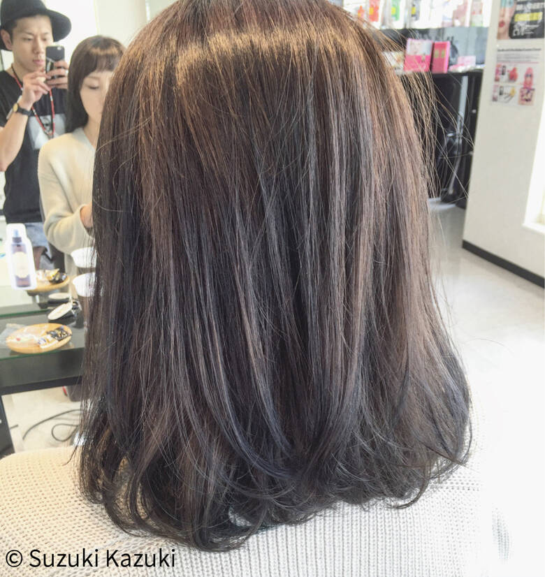 ネイビー グレー グラデーションカラー ネイビーアッシュ Hiro International Suzuki Kazuki Hair