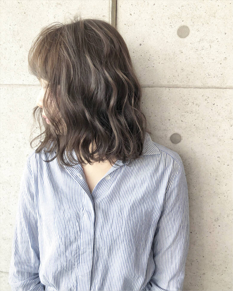 ナチュラル ミディアム Nyny 松井山手店 打越 裕樹 Nyny Hair