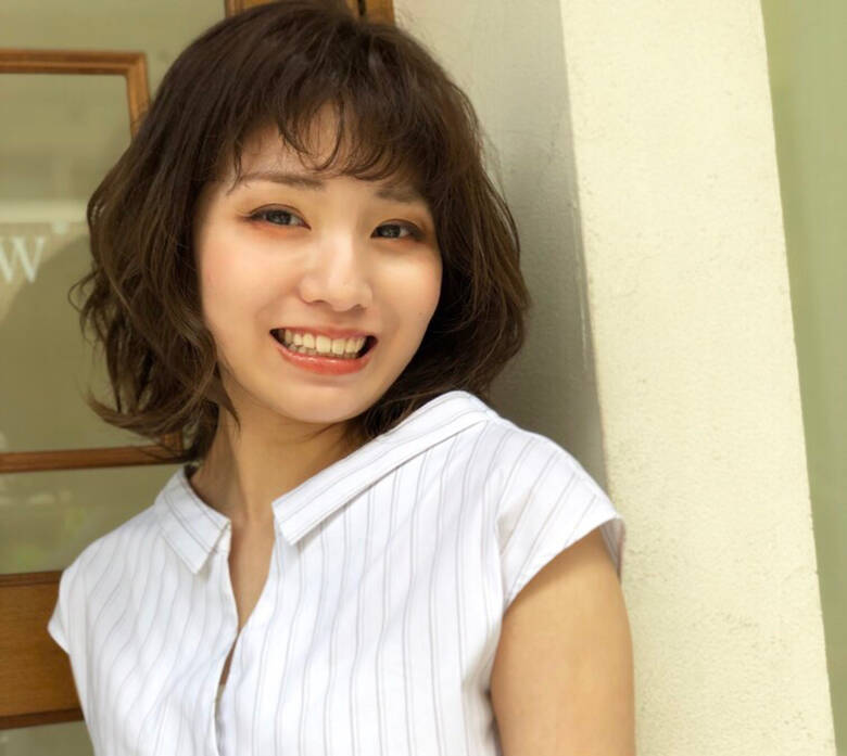 パーマ デート ウルフカット 外人ヘア 水谷朱里 Hair