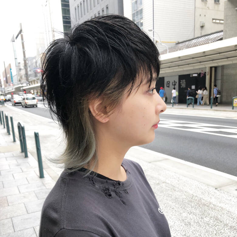 ショート モード マッシュ ウルフカット Snob 元橋啓太 Hair ショート モード マッシュ ウルフカット Snob 元橋啓太 Hair