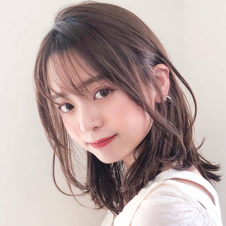 デジタルパーマ デート ミディアム ナチュラル Dyplus 鎗田聖乃 やりたさとの Dyplus 表参道 Hair