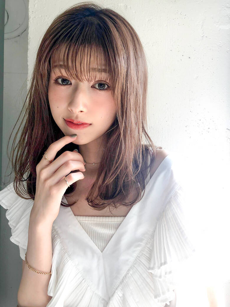 こなれ感 モテ髪 鎖骨ミディアム ゆるふわ Kyli 表参道 Kyli 表参道 樫本 嶺菜 Hair