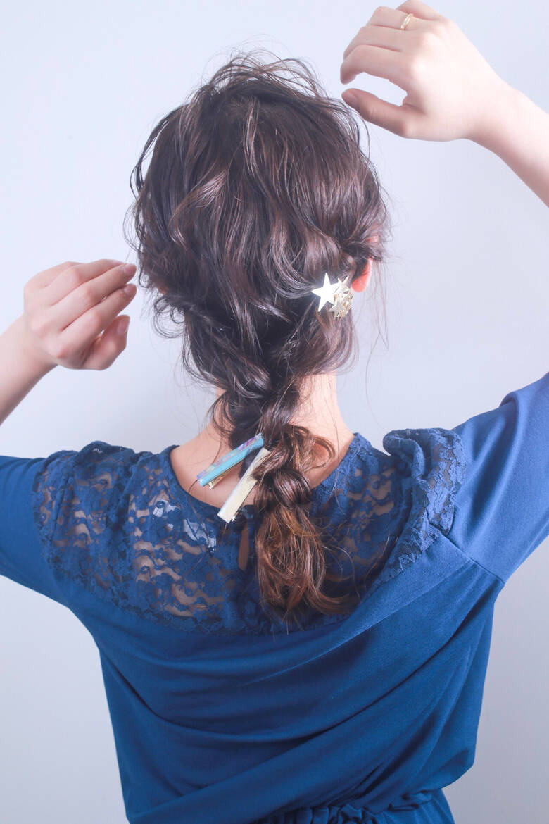 外国人風カラー セミロング デート ヘアアレンジ Loaol上小田井店 伊藤 裕貴 45 Hair