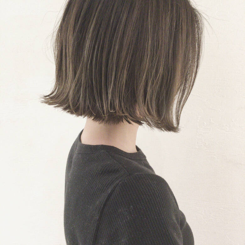 大人かわいい 切りっぱなし 秋 デート Freelance 津村正和 大阪心斎橋 Hair