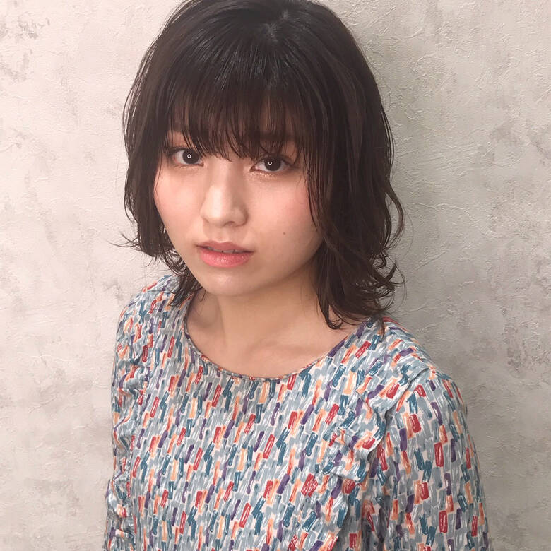 ヘアアレンジ デート アウトドア ミディアム 水谷朱里 Hair