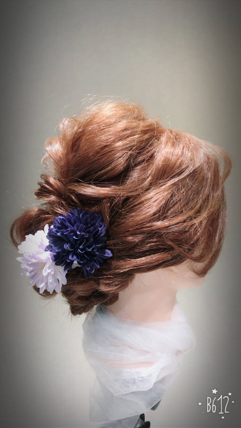 ロング フェミニン 袴 謝恩会 Ojiiin 尾島政子 Hair