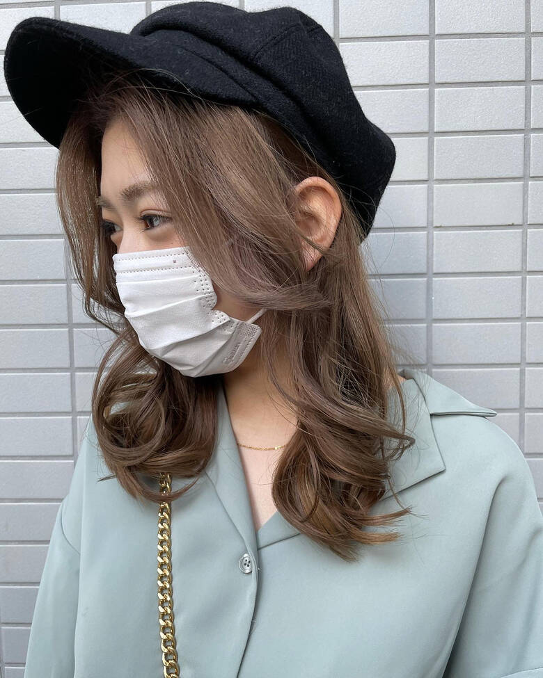 流し前髪 フェミニン ふんわり前髪 韓国風ヘアー Gritter 佐藤タカヒロ 6469 Hair 流し前髪 フェミニン ふんわり前髪 韓国風ヘアー Gritter 佐藤タカヒロ 6469 Hair