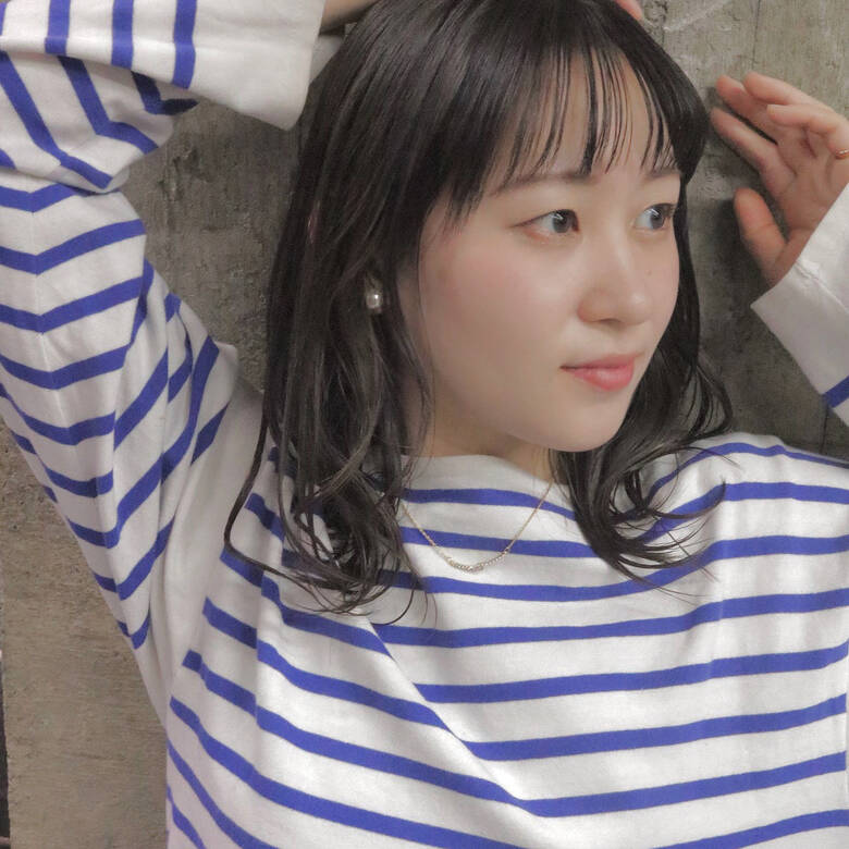 お洒落 透明感カラー アッシュベージュ ミディアム Lim Sapporo 島本 優 ショートカット ナチュラルスタイル Hair