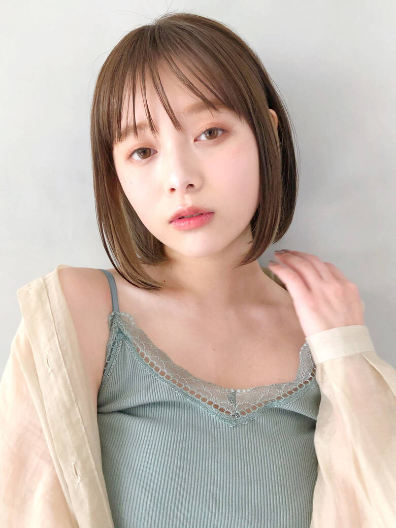ミニボブ 鎖骨ミディアム ショートボブ ナチュラル Kyli表参道 トキタ マサヒロ Kyli表参道 5570 Hair ミニボブ 鎖骨ミディアム ショートボブ ナチュラル Kyli表参道 トキタ マサヒロ Kyli表参道 5570 Hair
