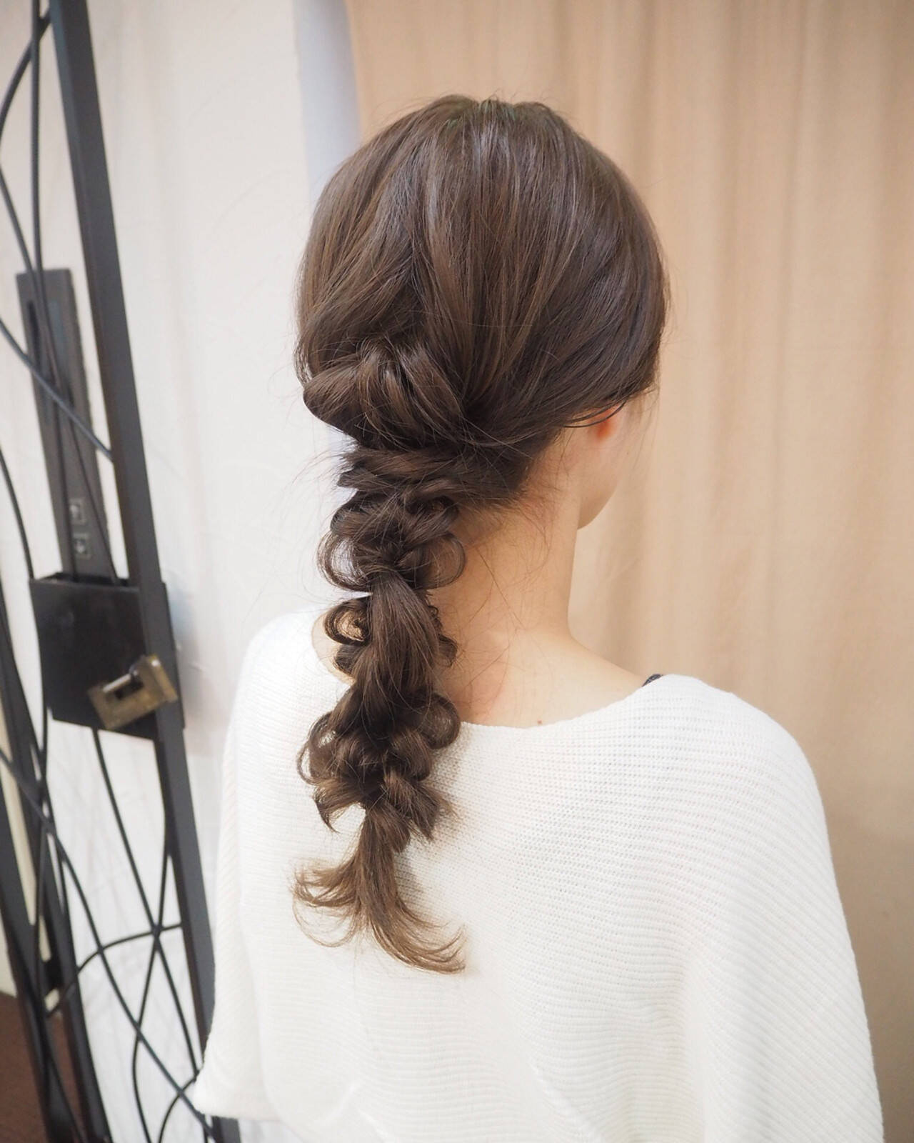 髪型 くるりんぱ ロング