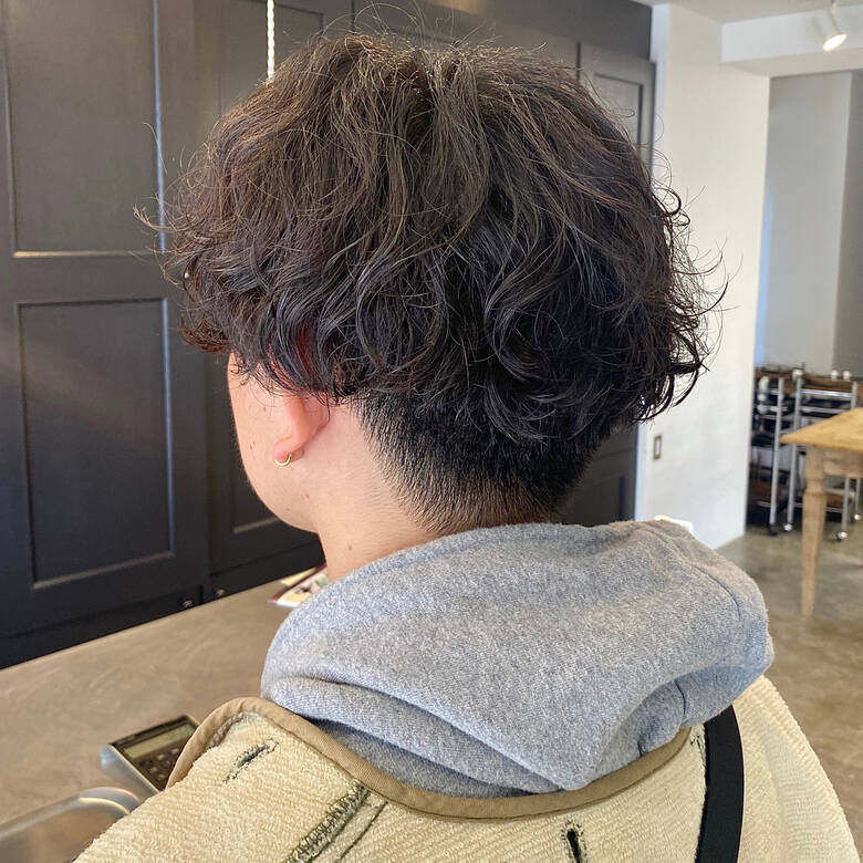 メンズパーマ ショート メンズショート メンズカット Parc Sapporo ショート ショートボブはお任せください 淺川聖 Hair