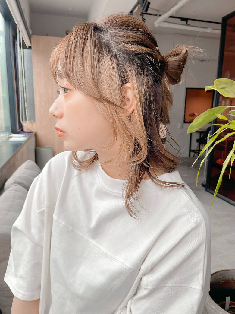 セルフヘアアレンジ 10代 ウルフカット ミディアム Dydi表参道 本田結 ほんだゆい Dydi表参道 Hair セルフヘアアレンジ 10代 ウルフカット ミディアム Dydi表参道 本田結 ほんだゆい Dydi表参道 Hair