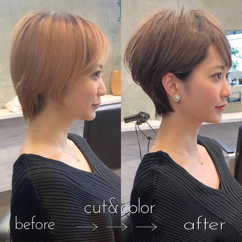 ショートボブ ナチュラル 長澤まさみ 吉瀬美智子 Circus By Beautrium 表参道 毎月ショート指名客数400人以上 久保 友洋 Hair