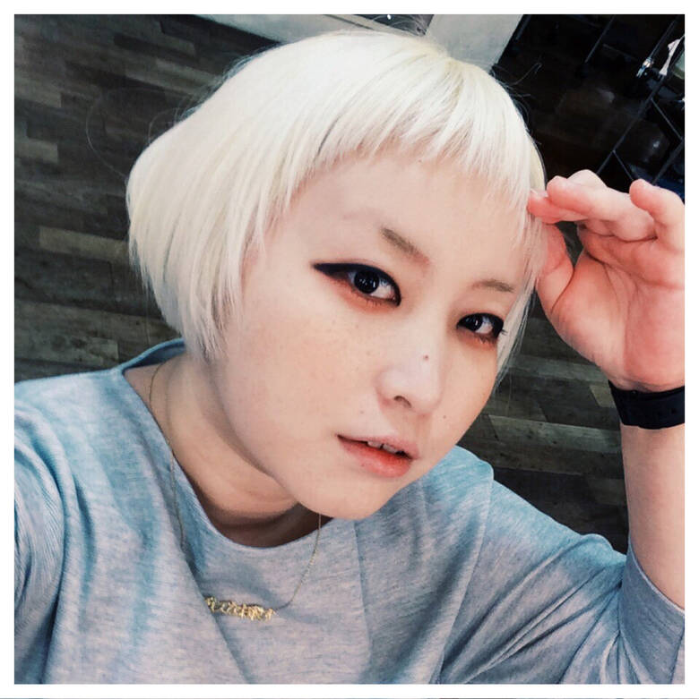 かわいい ショート 金髪 ボブ Janeiro 瀧田 美和 Hair