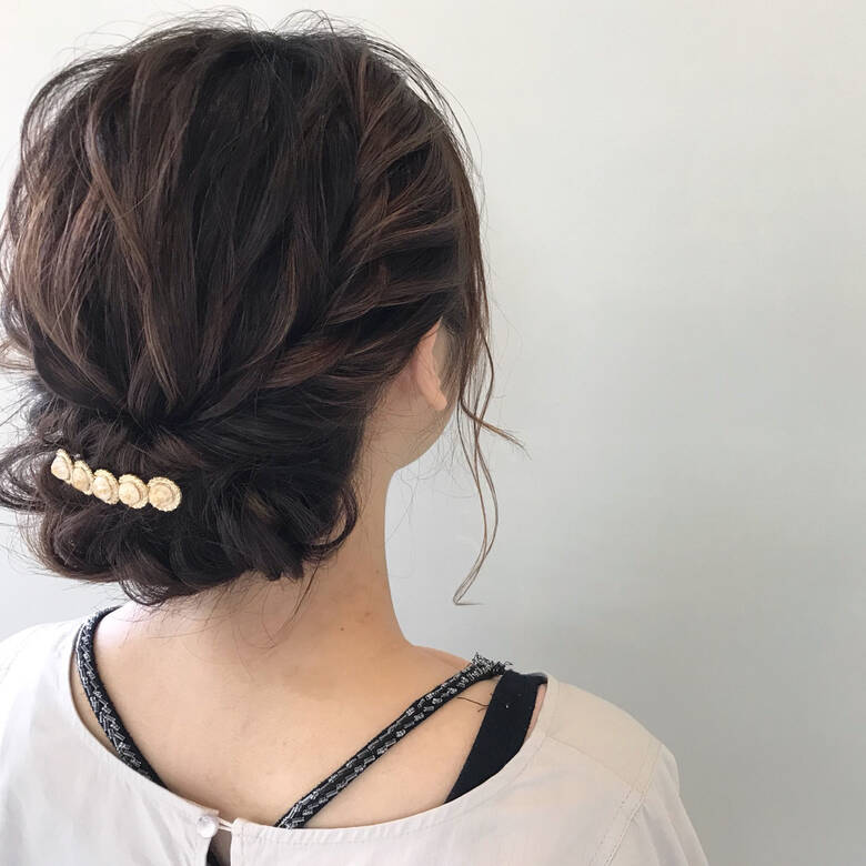 ヘアアレンジ ミディアム ナチュラル デート Sorte 新谷 朋宏 3959 Hair