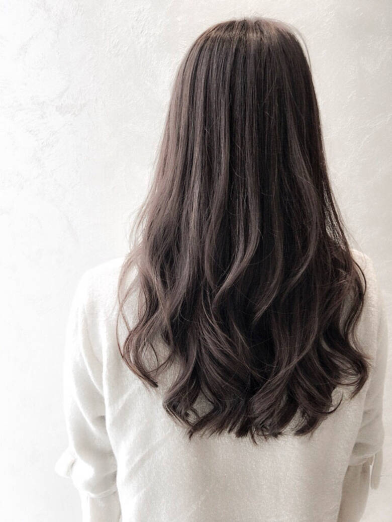 ナチュラル アッシュグレージュ グレージュ ロング The Ect 心斎橋 中井恵介 Hair