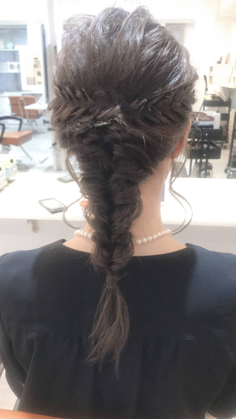 フェミニン セミロング 二次会ヘア ヘアセット Zina新宿店 神 里奈 5079 Hair フェミニン セミロング 二次会ヘア ヘアセット Zina新宿店 神 里奈 5079 Hair