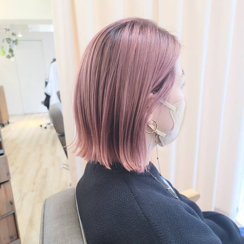30代 ミニボブ 外ハネボブ ナチュラル Avant Naoko Miura 大阪 心斎橋 Avant 6912 Hair