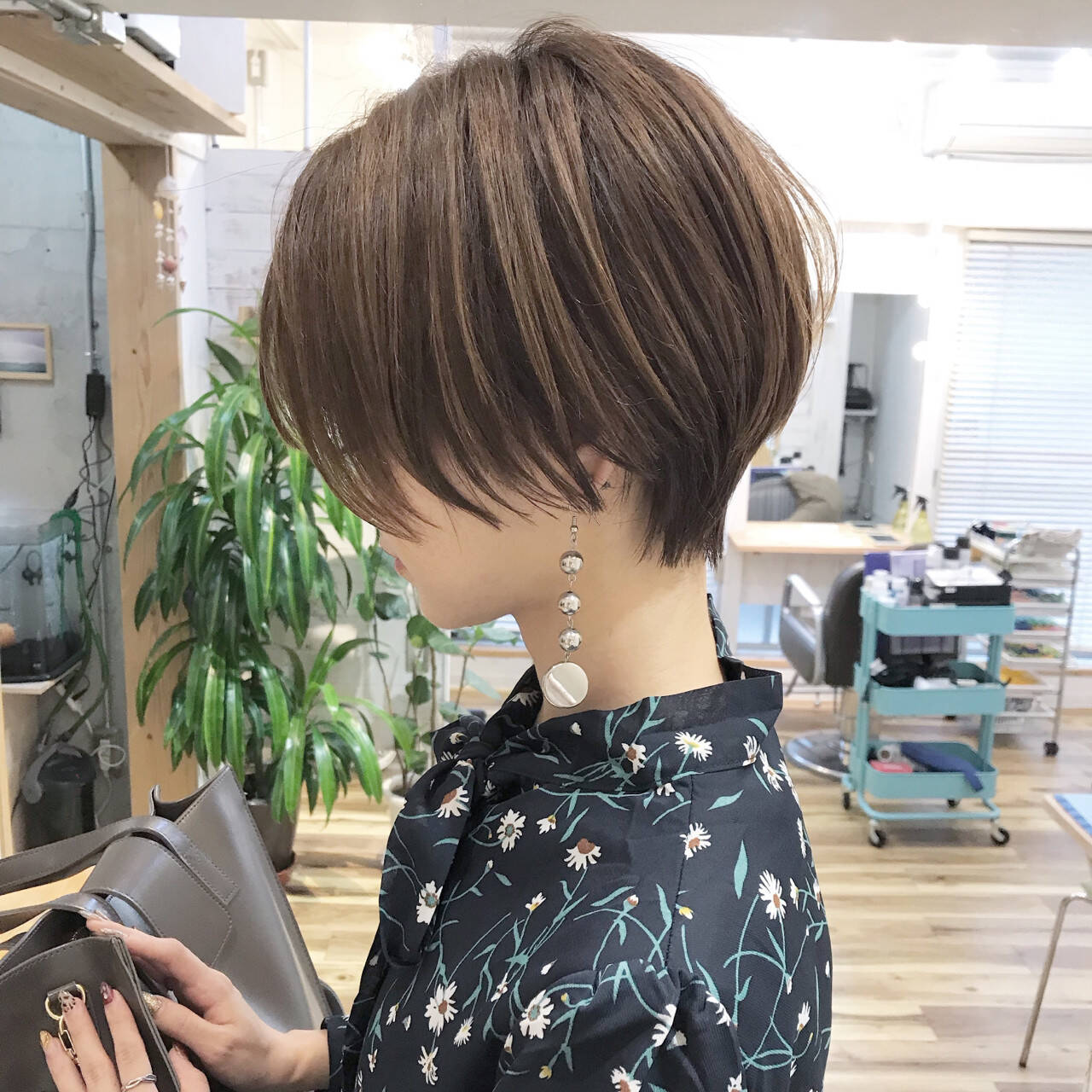 ショートボブ ベリーショート ナチュラル 小顔×LENC×溝口優人×427824【HAIR】