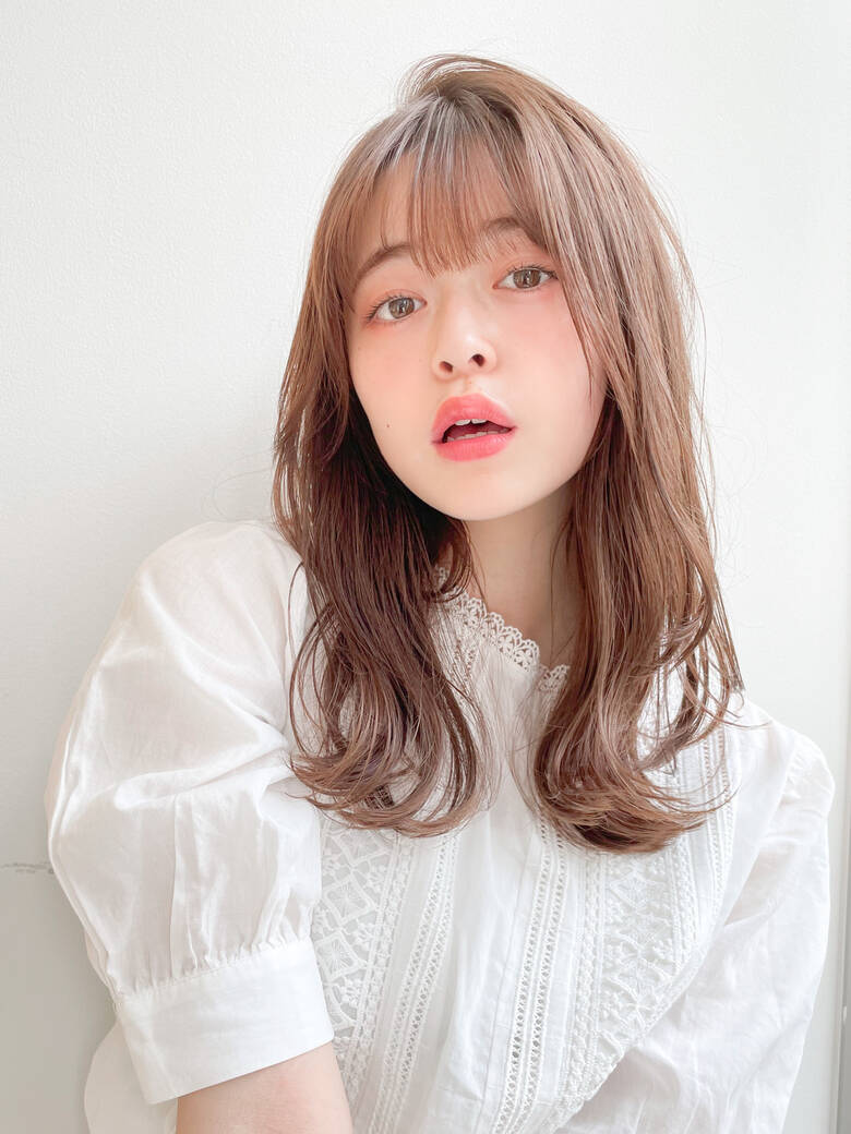 ミディアム レイヤーカット 鎖骨ミディアム 小顔ヘア Agnos 青山 杉山 美羽 Agnos青山 Hair ミディアム レイヤーカット 鎖骨ミディアム 小顔ヘア Agnos 青山 杉山 美羽 Agnos青山 Hair